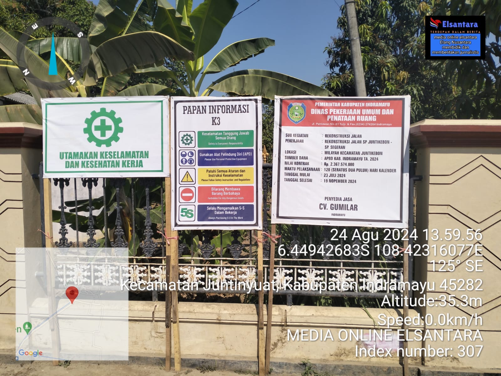 LSM Elang Nusantara Jaya Temukan Indikasi Korupsi dalam Pembangunan Jalan di Indramayu